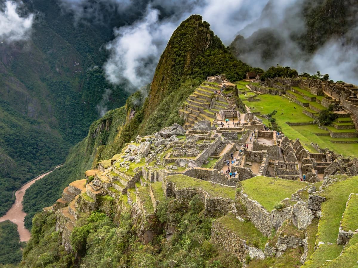 Camino Inca hacia Machu Picchu